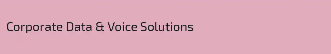Corporate Data & Voice Solutions